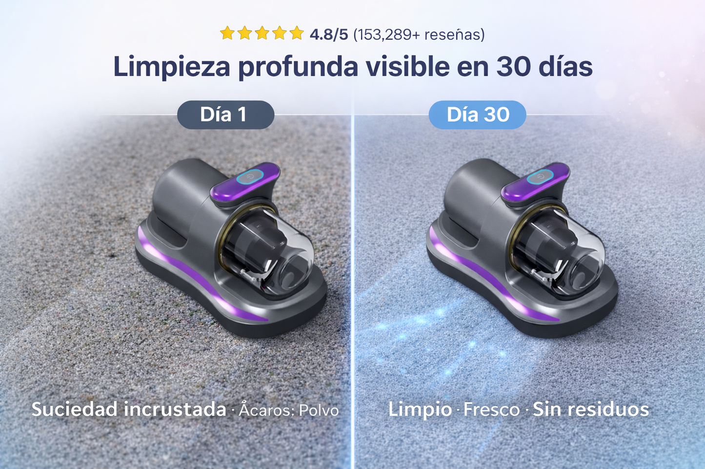 CleanRest UV Pro | Limpieza Profunda, Portátil y Potente