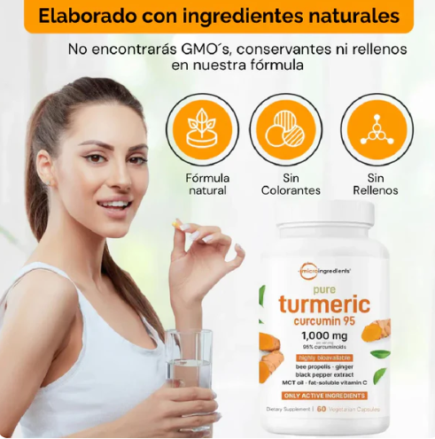 CurcuFlex™ - Alivio natural para dolor articular + Reduce inflamación diaria