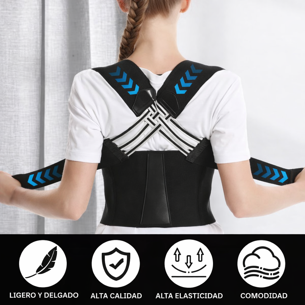 PostureFix Pro™ - Reduce encorvamiento y tensión muscular